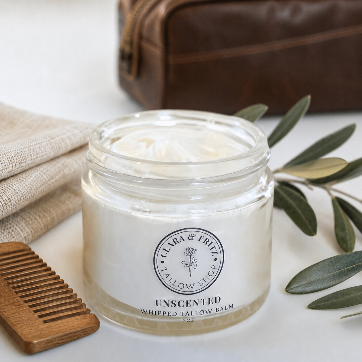 Unscented Whipped Tallow Balm